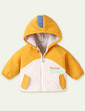 Dinosaur Even Hat Clip Cotton Jacket - Bebehanna