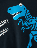 Dinosaur Fossil Color Printed Sweatshirt - Bebehanna
