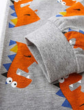 Dinosaur Printed Long-Sleeved pajamas - Bebehanna