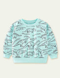 Dinosaur Printed Sweater - Bebehanna