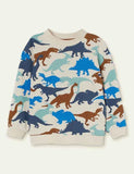 Dinosaur Printed Sweatshirt - Bebehanna