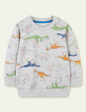 Dinosaur Printed Sweatshirt - Bebehanna