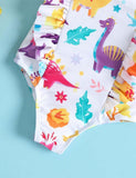 Dinosaur Printed Swimsuit - Bebehanna