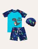 Dinosaur Swim Suit + Cap