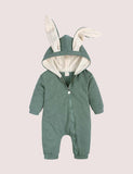 Easter Long Ear Bunny Hoodie Romper - Bebehanna