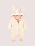 Easter Long Ear Bunny Hoodie Romper - Bebehanna