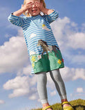 Embroidered Fun Animals Long Sleeve Dress - Bebehanna