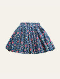 Flower Pleated Skirt - Bebehanna