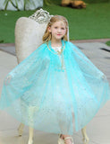 Frozen Princess Elsa Mesh Sequins Party Cape - Bebehanna