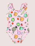 Full Printed Cartoon Fruit Swimsuit - Bebehanna