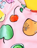 Full Printed Cartoon Fruit Swimsuit - Bebehanna