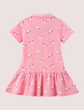 Full Printed Unicorn Polo Dress - Bebehanna