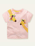 Giraffe Appliqué T-shirt - Bebehanna