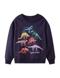 Glowing Dinosaur Sweatshirt - Bebehanna