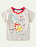 Glowing Star Print T-shirt - Bebehanna