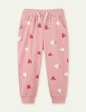 Heart Printing Sweatpants - Bebehanna