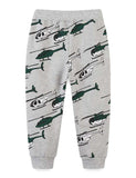 Helicopter Printed Sweatpants - Bebehanna