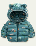 Printed down Cotton-Padded Jacket - Bebehanna