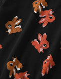 Rabbit Printed Sweatshirt - Bebehanna