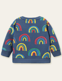 Rainbow Circle Printed Sweatshirt - Bebehanna