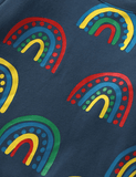 Rainbow Circle Printed Sweatshirt - Bebehanna