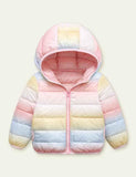Rainbow Color Warm down Jacket - Bebehanna
