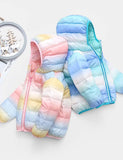 Rainbow Color Warm down Jacket - Bebehanna