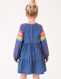 Rainbow Sleeve Dress - Bebehanna