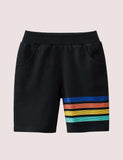 Rainbow Striped Shorts - Bebehanna