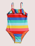 Rainbow Striped Swimsuit - Bebehanna