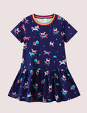 Rainbow Unicorn Dress - Bebehanna