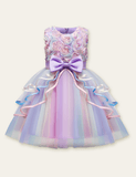 Rose Dream Bow Mesh Party Dress - Bebehanna