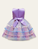 Rose Dream Bow Mesh Party Dress - Bebehanna