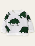 Sabertooth Dragon Printed Sweatshirt