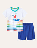 Sailboat Printed Set - Bebehanna