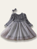 Sequined Princess Dress - Bebehanna