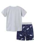 Shark Appliqué T-shirt Suit - Bebehanna