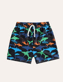 Shark Full Printed Swimming Shorts - Bebehanna