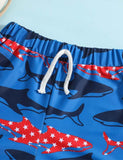 Shark Full Printed Swimming Shorts - Bebehanna