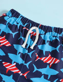 Shark Full Printed Swimming Shorts - Bebehanna