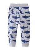 Shark Print Sweatpants - Bebehanna