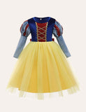 Snow White Mesh Party Dress - Bebehanna