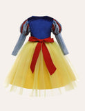 Snow White Mesh Party Dress - Bebehanna