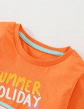 Summer Style Printed Long-Sleeved T-shirt - Bebehanna