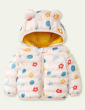 Today Only - Cartoon Printed down Cotton-Padded Jacket - Bebehanna