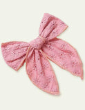 Today Only - Embroidery Bow Barrettes - Bebehanna