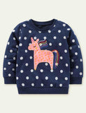 Unicorn Appliqué Sweater - Bebehanna