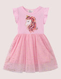 Unicorn Print Tulle Dress