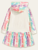 Unicorn Printed Hooded Dress - Bebehanna