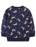 Unicorn Printed Sweatshirt - Bebehanna